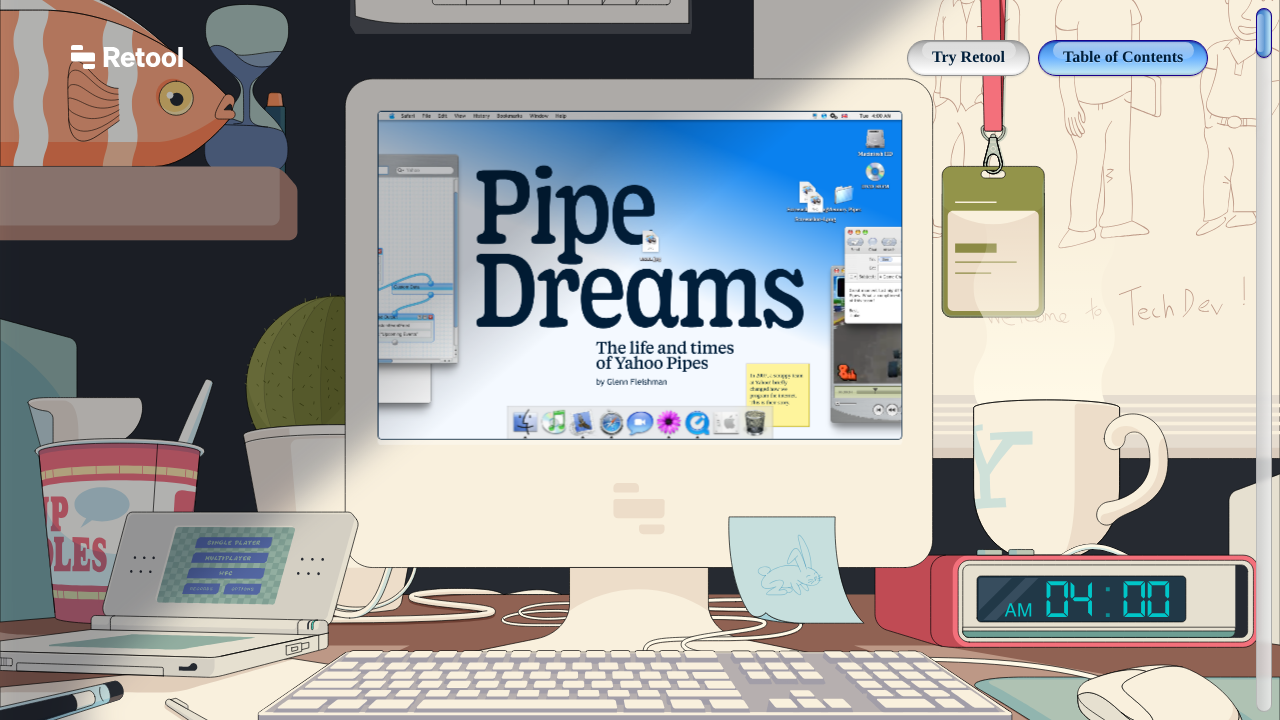 Pipe Dreams: The life and times of Yahoo Pipes